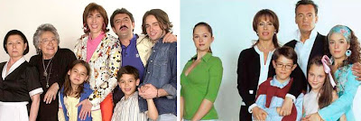 Las dos familias protagonistas de la serie Mis adorables vecinos