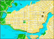 Map of Canada City Geography (city map vancouver)