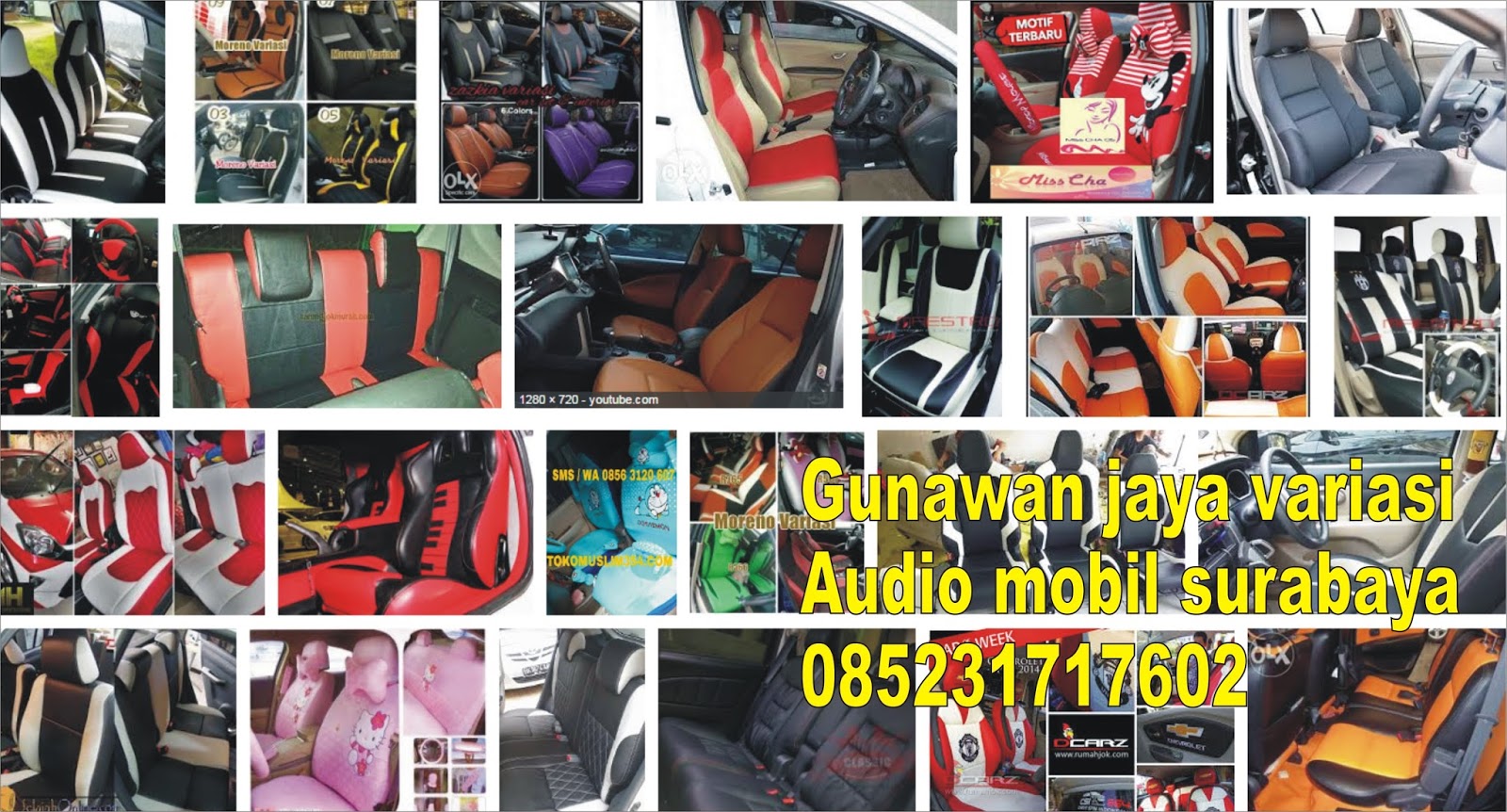 Audio Mobil Surabaya Jok Mobil Surabaya 085231717602