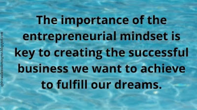 The importance of the entrepreneurial mindset