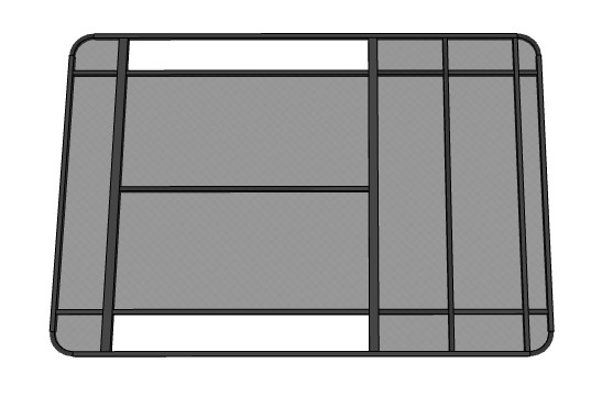 Projeto de bagageiro de teto plano para Discovery 1