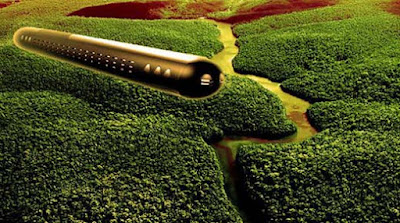 OVNI en forma de cigarro es detectado en lo profundo de la selva amazónica
