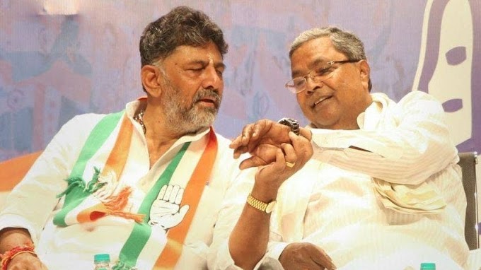 കർണാടക മുഖ്യമന്ത്രി കസേരയുടെ കാര്യത്തിൽ സിദ്ധരാമയ്യയും ഉപമുഖ്യമന്ത്രി ഡി.കെ. ശിവകുമാറും തമ്മിൽ തുടരുന്ന പിടിവലി ഹൈക്കമാൻഡിനു കീറാമുട്ടി