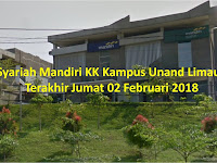 Bank Syariah Mandiri - Padang sd 02 Februari 2018 (Kampus Unand)