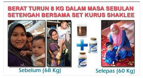 Image result for testimoni set kurus shaklee