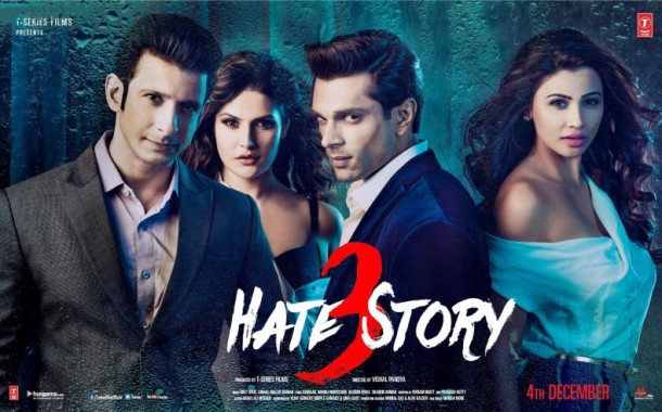 Poster Of Hindi Movie Hate Story 3 2015 Full HD Movie Free Download 720P Watch Online