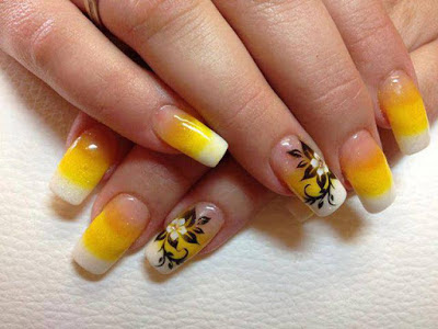 Yellow Nail Polish Art Designs and Ideas