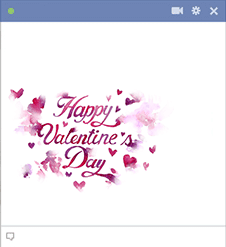 Happy Valentine's Day Text Emoticon
