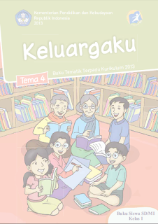 Buku Tematik Tema 4 Keluargaku Kelas 1 SD Edisi Revisi Terbaru 