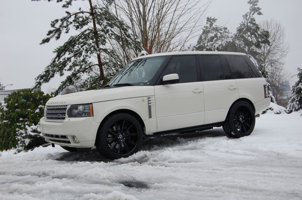 22 inch matte black wheels on a range rover This week a beautiful set of