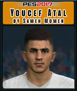 PES 2017 Faces Youcef Atal by Sameh Momen