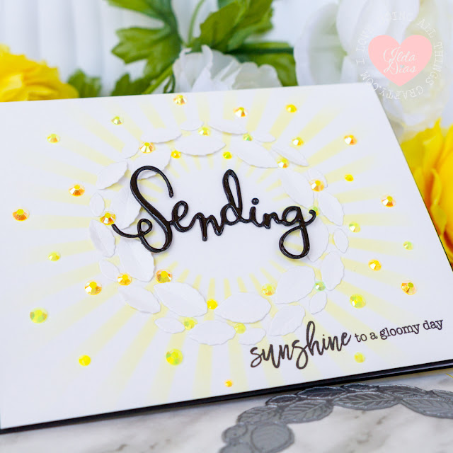 Sending Sunshine Card for Simon Says Stamp Sending Sunshine Release by ilovedoingallthingscrafty