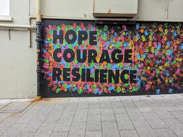 Cork Street Art: Hope, Courage, Resilience