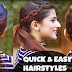 1 Min Everyday EFFORTLESS Hairstyles With Ponytails For School, College, Work