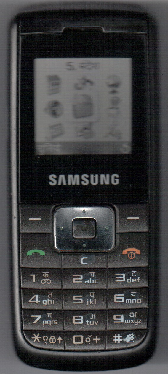 phone keypad alphabet. A photo of Samsung Phone