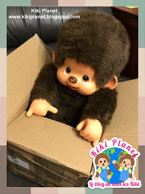 kiki Monchhichi géant giant 80cm 2L rare vintage collector