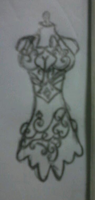 SKETSA DESAIN KEBAYA