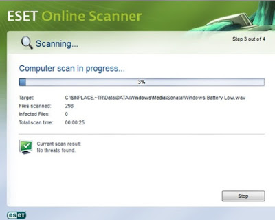 ESET Online Virus Scanner - pengganti aplikasi anti-virus 