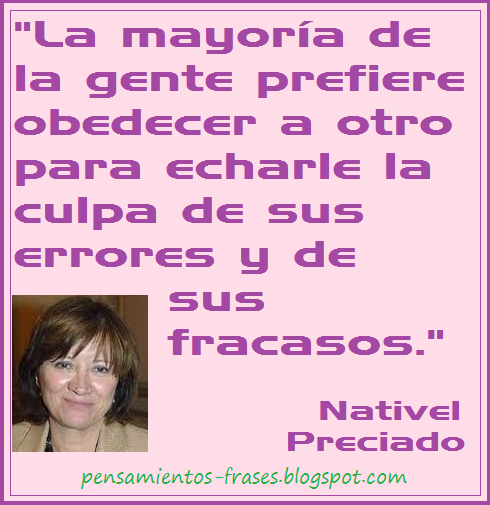 frases de Nativel Preciado