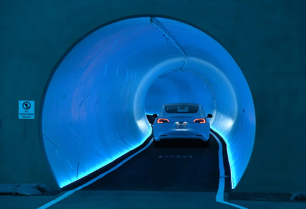 One of the Boring Company’s tunnels in Las Vegas