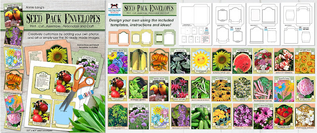 Annie Things Possible when you create your own printable seed package envelopes from Annie Lang