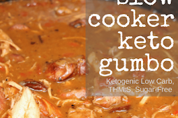 Keto Gumbo (Slow Cooker, THM:S, Low Carb, Paleo, Ketogenic, Whole30)