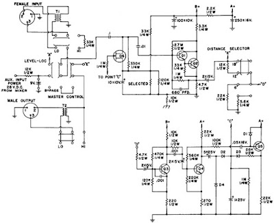 Audio Level Controller Circuit Diagram 