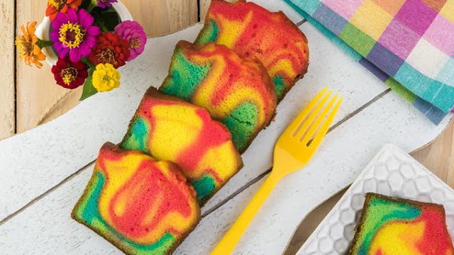 Resep Rainbow Chiffon Cake Lembut