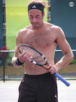 Nicolas Massu Shirtless on Miami Open