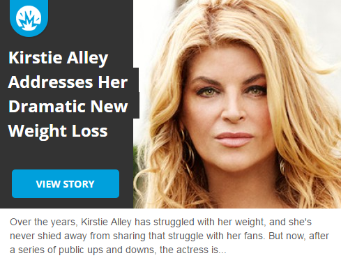  Kirstie Alley Addresses Her Dramatic New Weight Loss