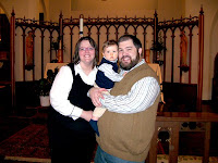 Karyn, Jeremy & Billy Baptism March 08