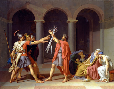 Jacques Louis David, El juramento de los Horacios
