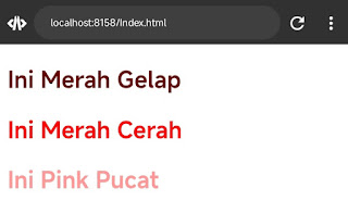 Contoh Lightness HSL Value