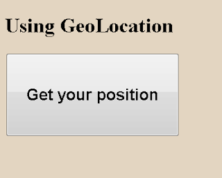 The GeoLocation in HTML5