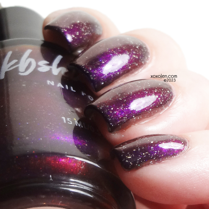 xoxoJen's swatch of KBShimmer Along For The Ride