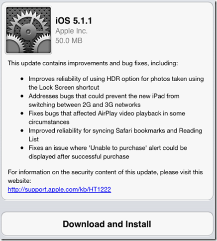 iOS 5.1.1