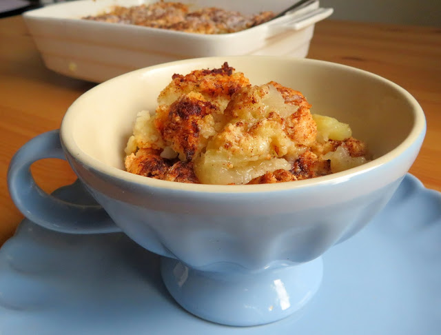 Apple Crisp with Sweet Biscuit Topping