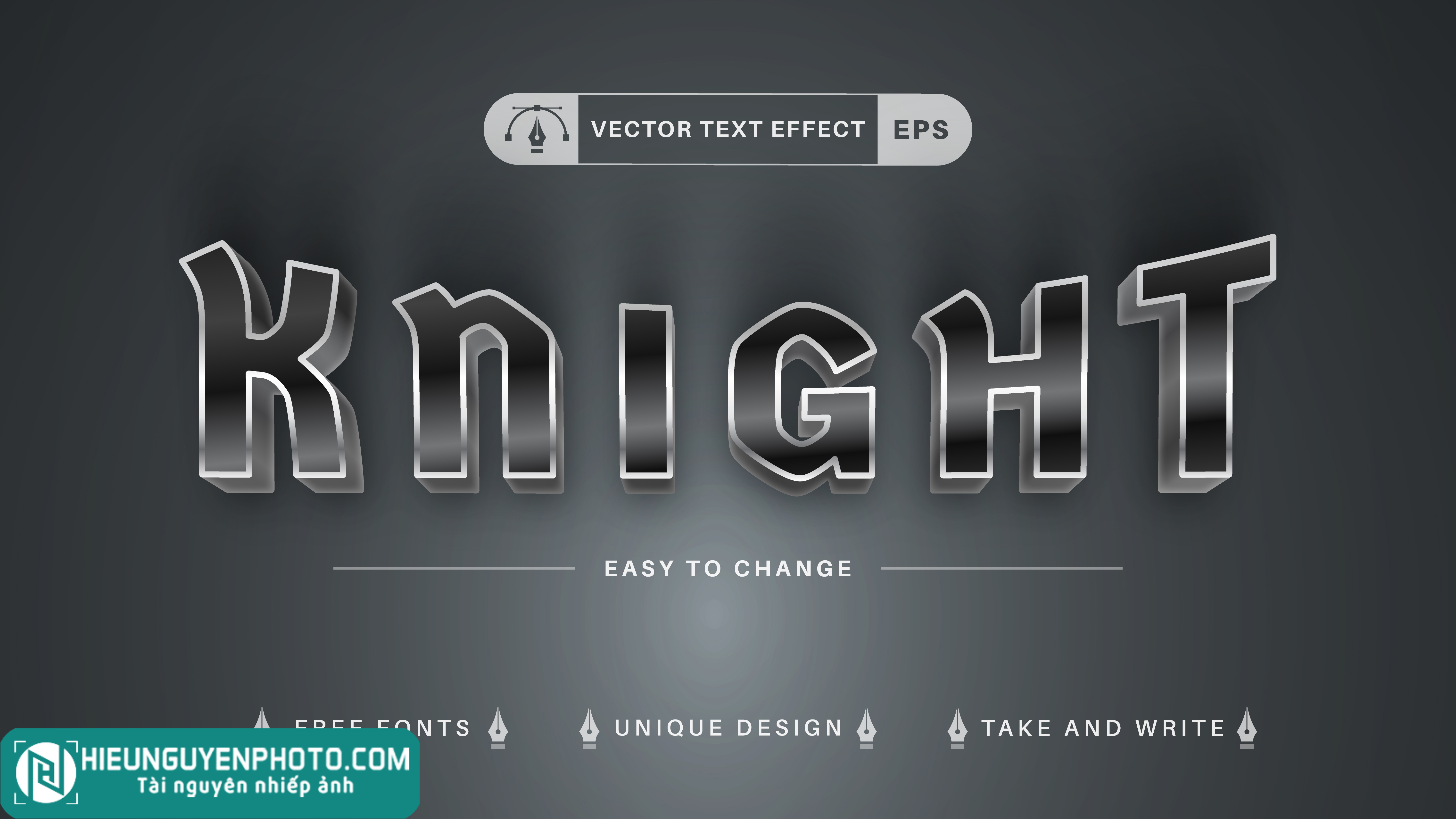 10 Text effect Editable tuyệt đẹp