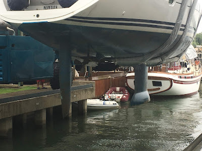 Hauling out at Ram Marina Guatemala