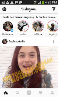 berhasil diunggah dan tampil di beranda dan profil akun Instagram kita