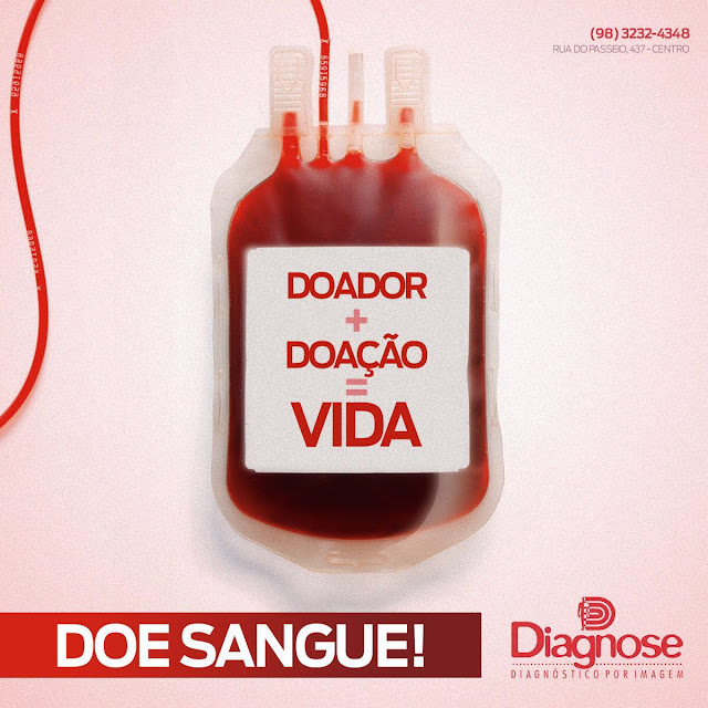 Resultado de imagem para diagnose doaÃ§Ã£o de sangue