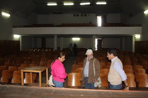 Dirección de Cultura inspecciona Teatro Municipal de Huamachuco