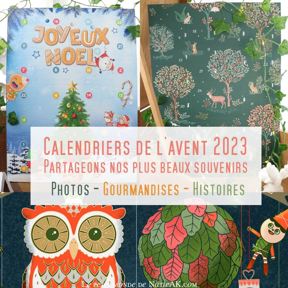 idées de calendriers de l'avent 2023 pour la famille