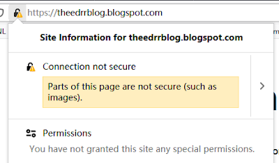 Connection not secure error from Firefox due to randomize posts widget.