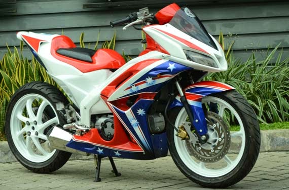 foto modifikasi motor honda blade