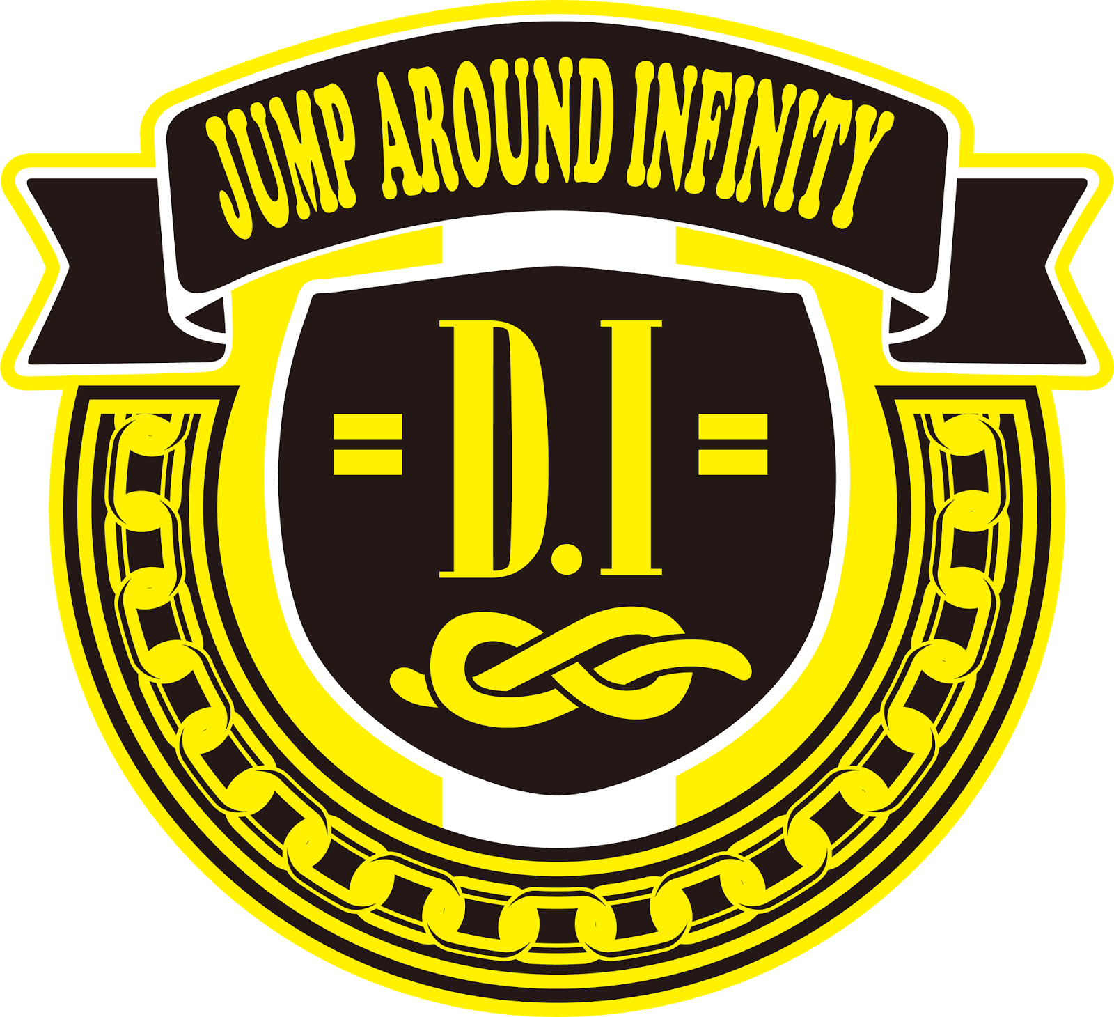 Doberman Infinity Jump Around のエンブレムを透過ロゴにしました