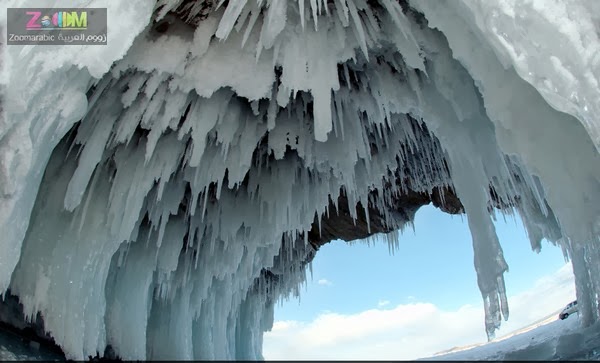كهوف من الجليد في بسيبيريا