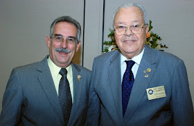 Secretário de Administração Carlos Tucunduva com o Governador do Distrito 4580 do Rotary Internacional, José Carlos Ferreira Campêlo