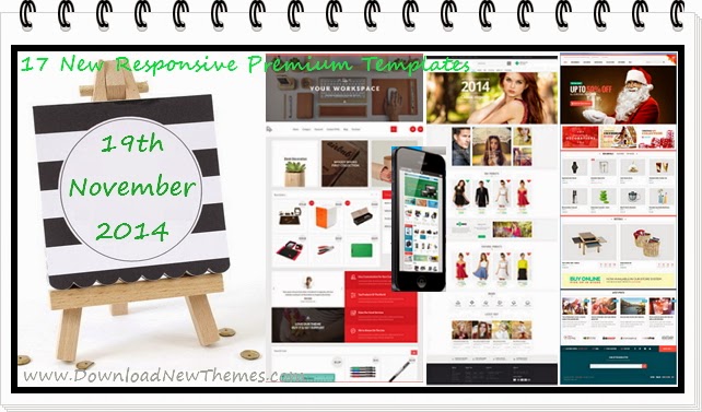 17 New Responsive Premium Themes