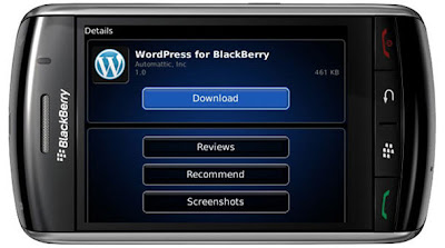 Wordpress para Blackberry Actualizado al 1.0.208